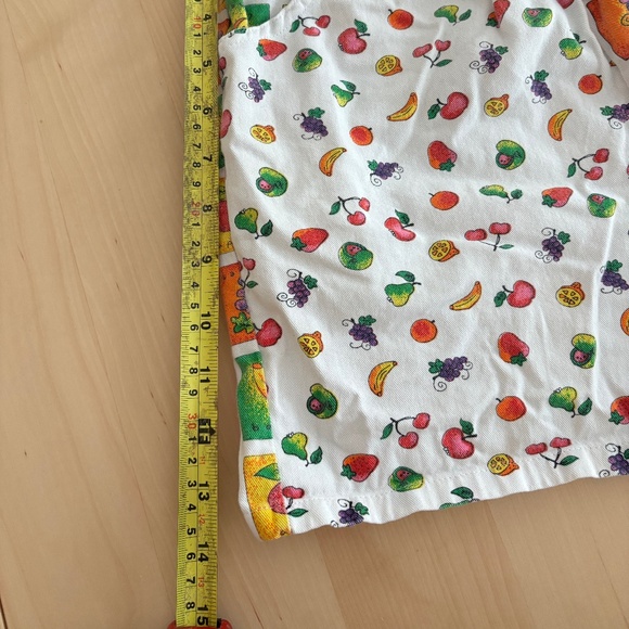 Vintage fruits shorts 100% cotton 12T - Picture 6 of 8